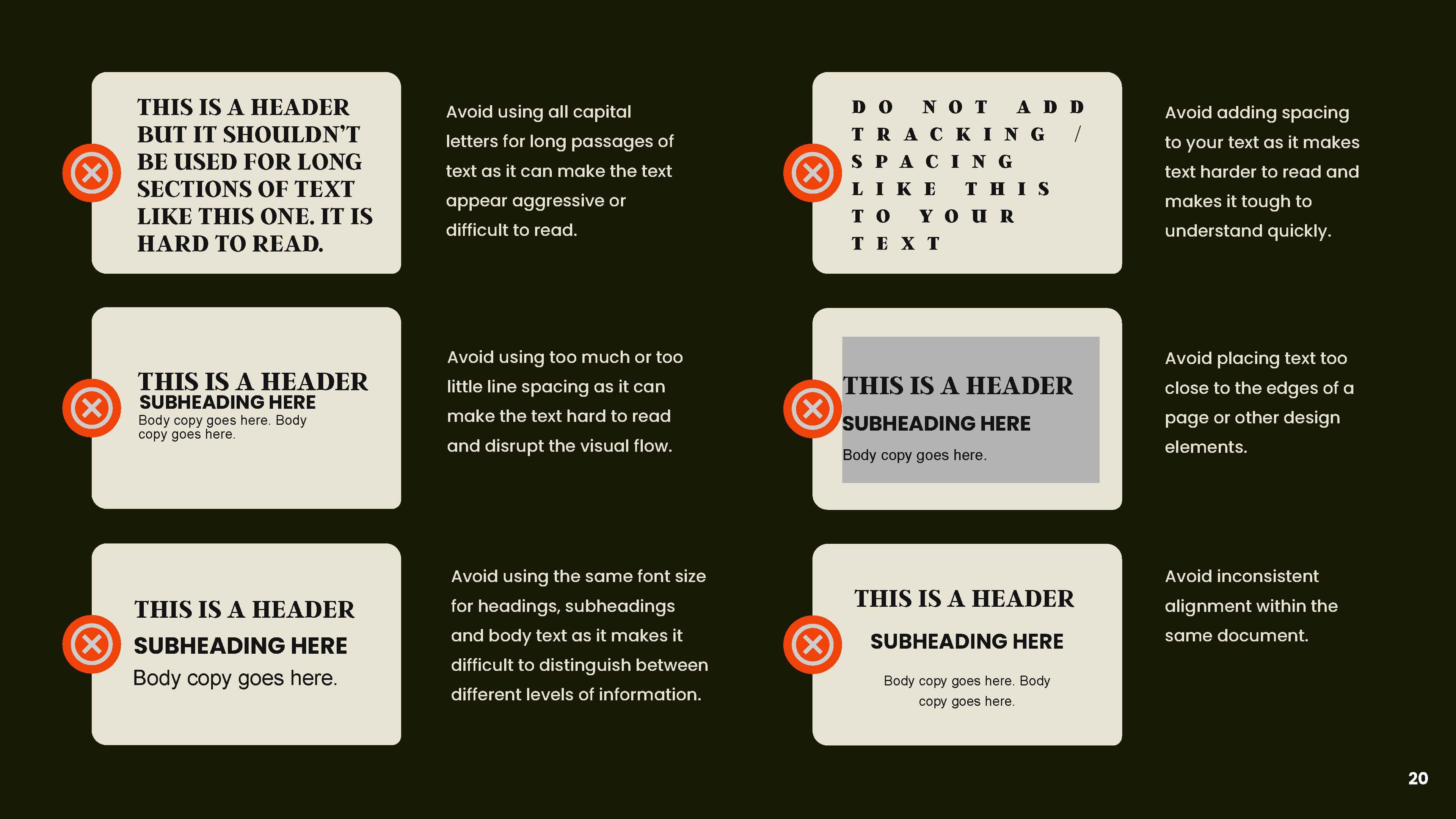 Elm City Brewing — Font Incorrect Usage | Brand guidelines by Black Rabbit Creative
