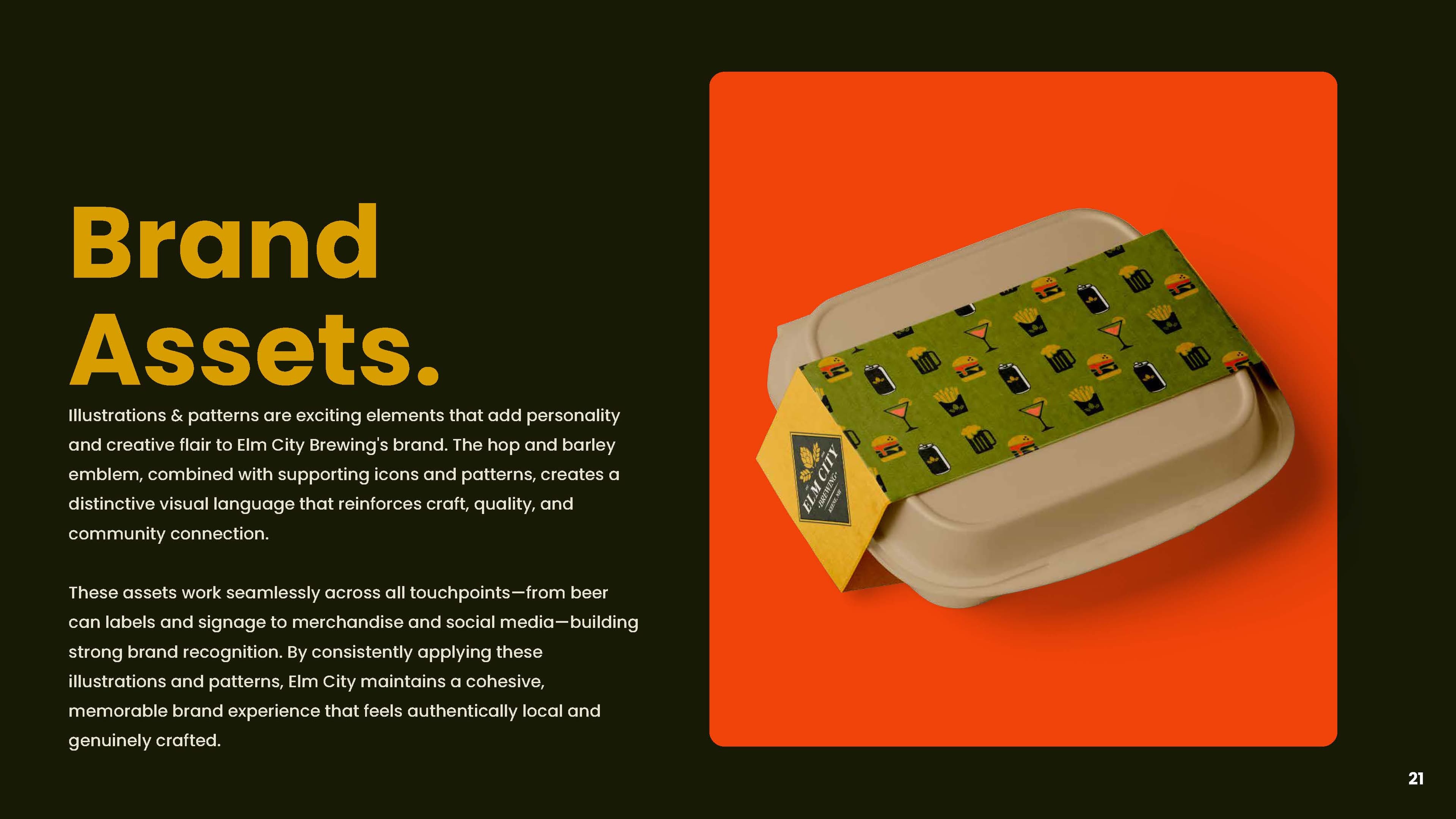 Elm City Brewing — Brand Assets | Brand identity by Black Rabbit Creative