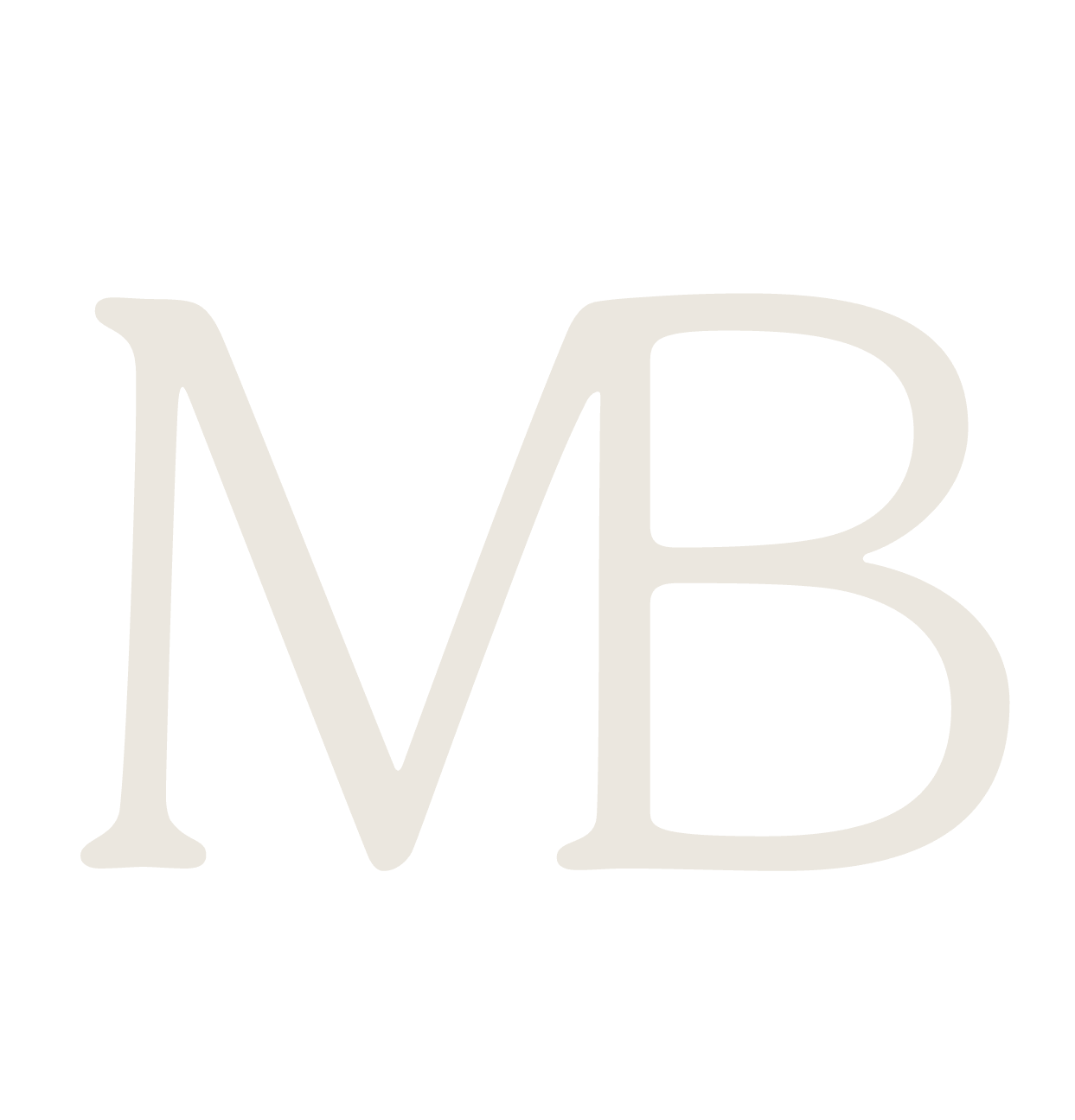 Monadnock Berries MB monogram — essential brand mark by Black Rabbit Creative