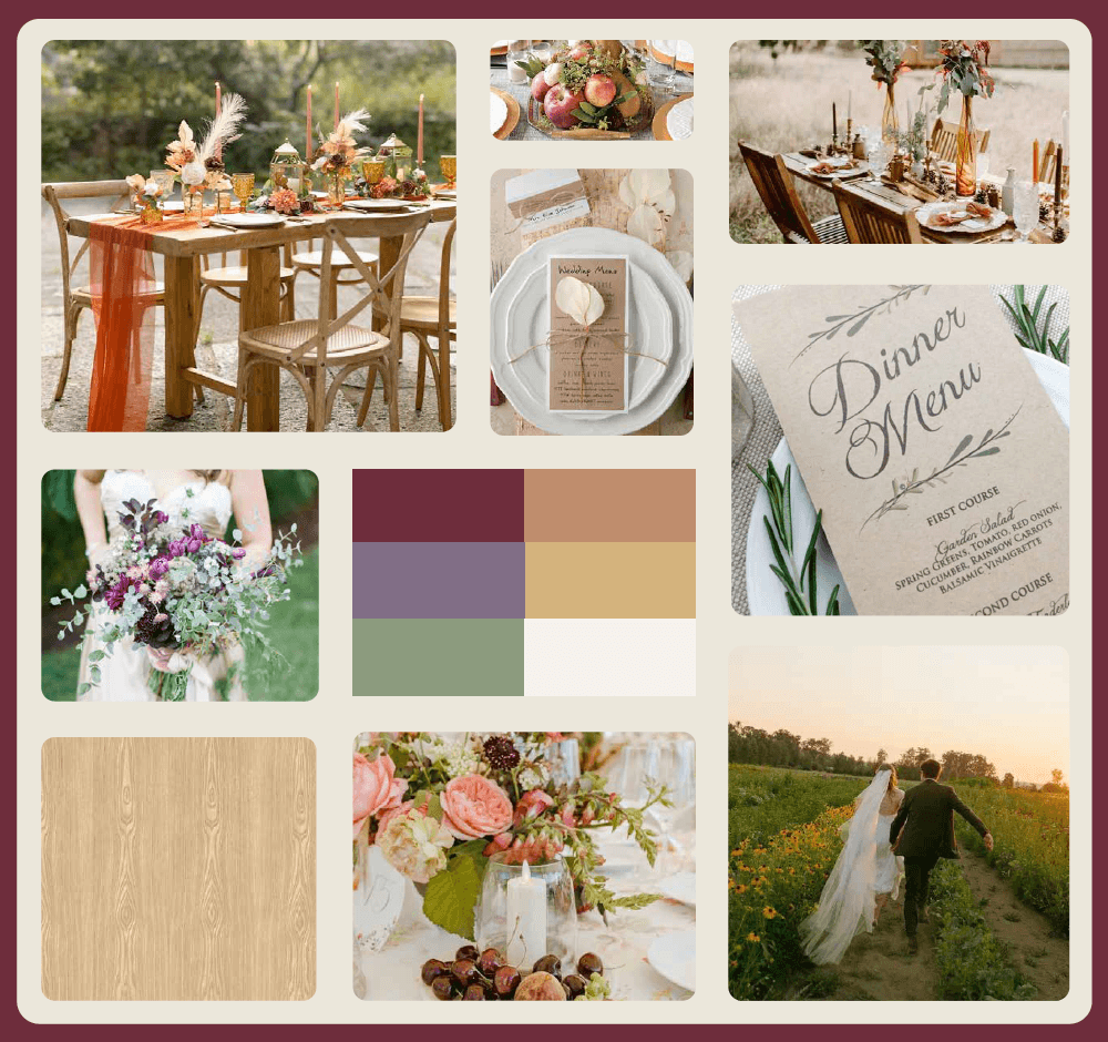 Harvest Heritage — mood board direction for Monadnock Berries brand identity by Black Rabbit Creative