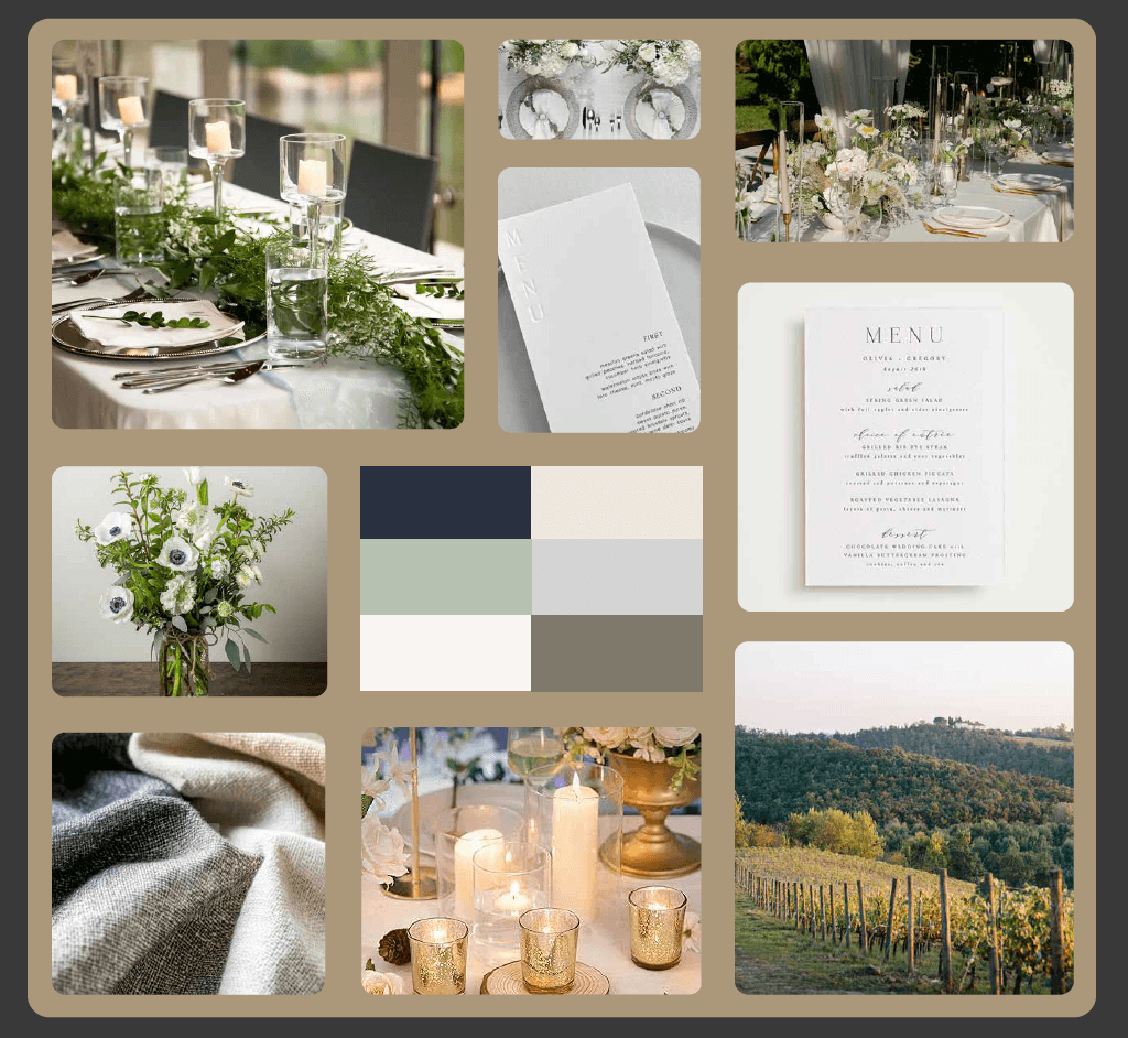 Estate Harvest — mood board direction for Monadnock Berries brand identity by Black Rabbit Creative