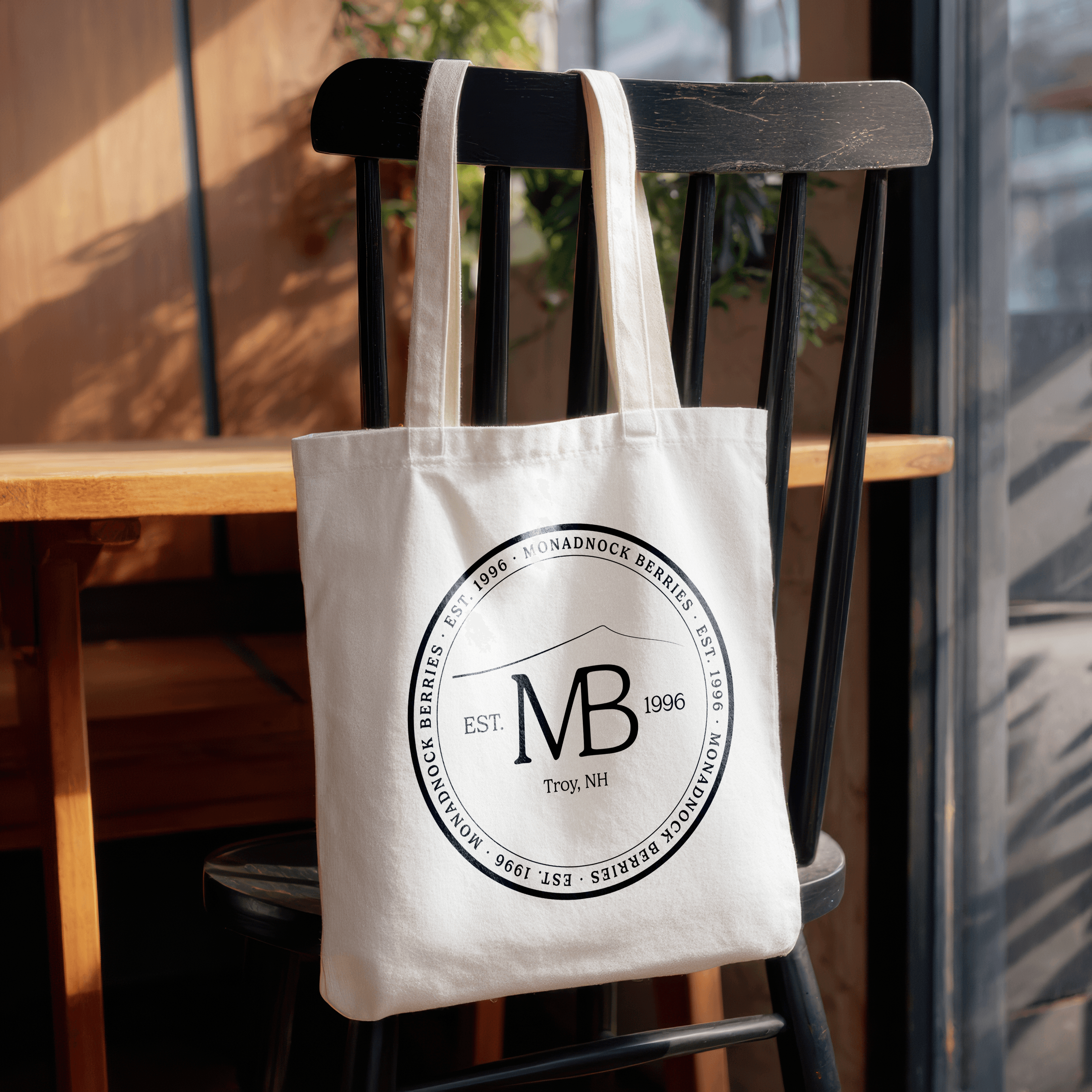 Tote Bag — Monadnock Berries brand application by Black Rabbit Creative