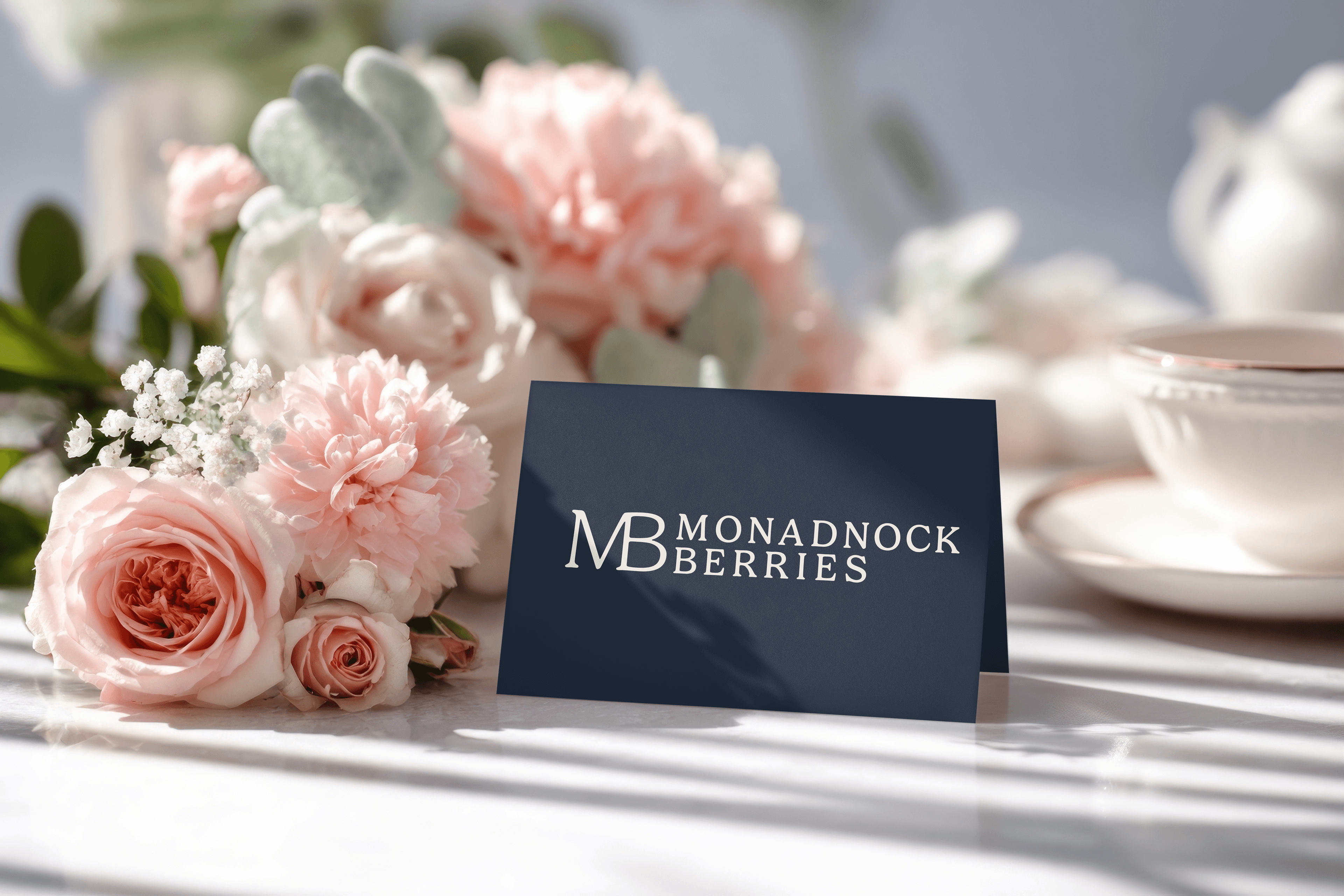 Business Card — Monadnock Berries brand application by Black Rabbit Creative