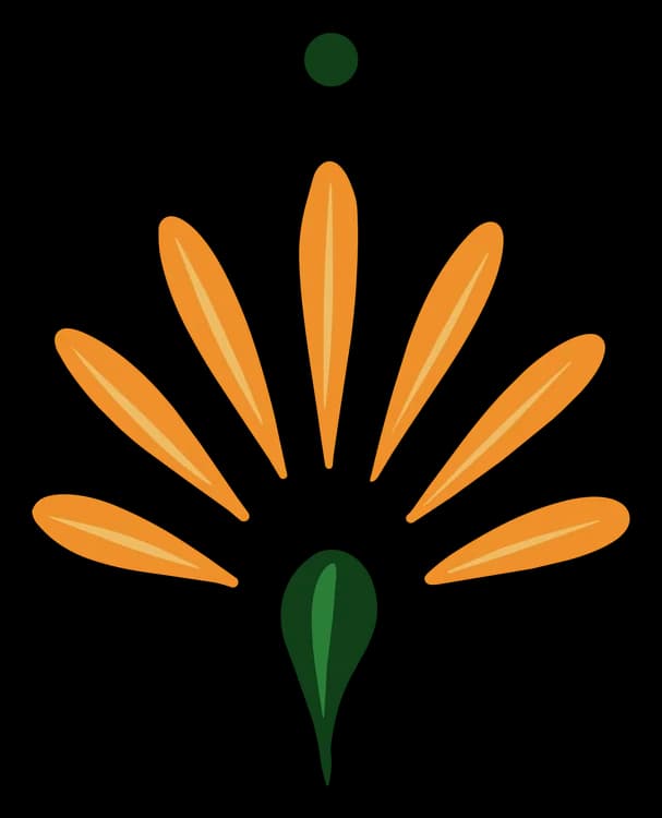 Calendula — hand-drawn botanical illustration for Fortified Motherhood by Black Rabbit Creative