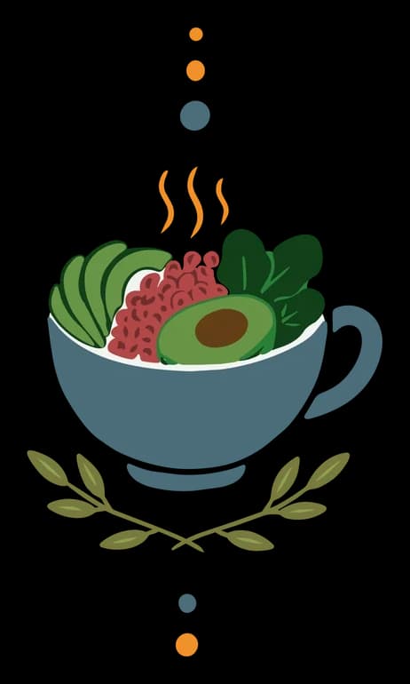 Warm Meals — hand-drawn botanical illustration for Fortified Motherhood by Black Rabbit Creative