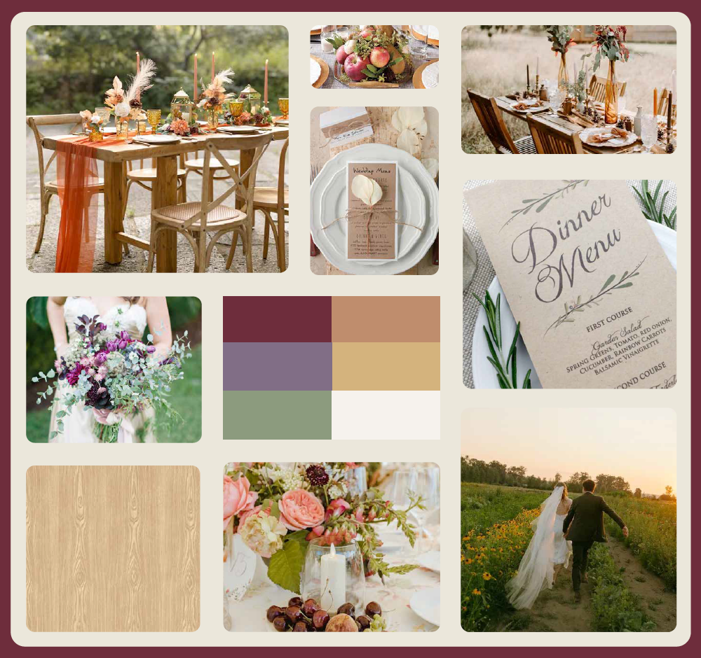 Harvest Heritage — mood board direction for Monadnock Berries brand identity by Black Rabbit Creative, Portsmouth NH, New Hampshire, New England