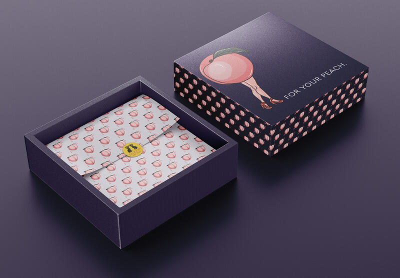 Sequoia – For Your Peach gift box packaging