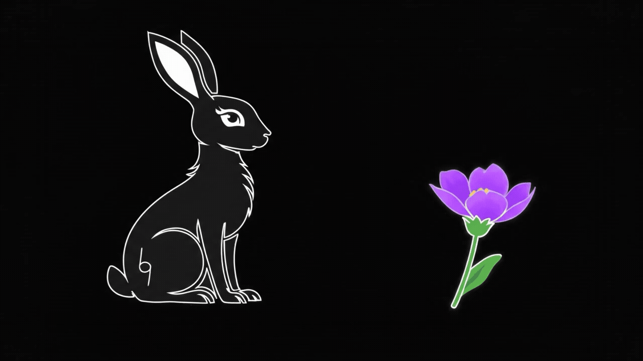 Black Rabbit Creative mascot — graphic design and illustration studio, Portsmouth NH, New Hampshire, New England