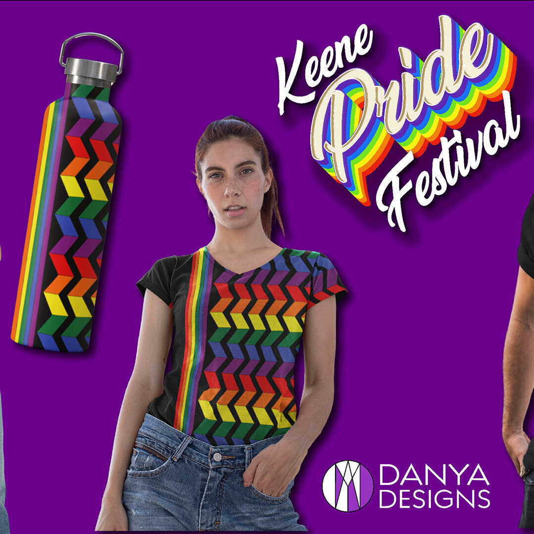 Keene Pride Festival — Danya Designs branded merchandise and apparel
